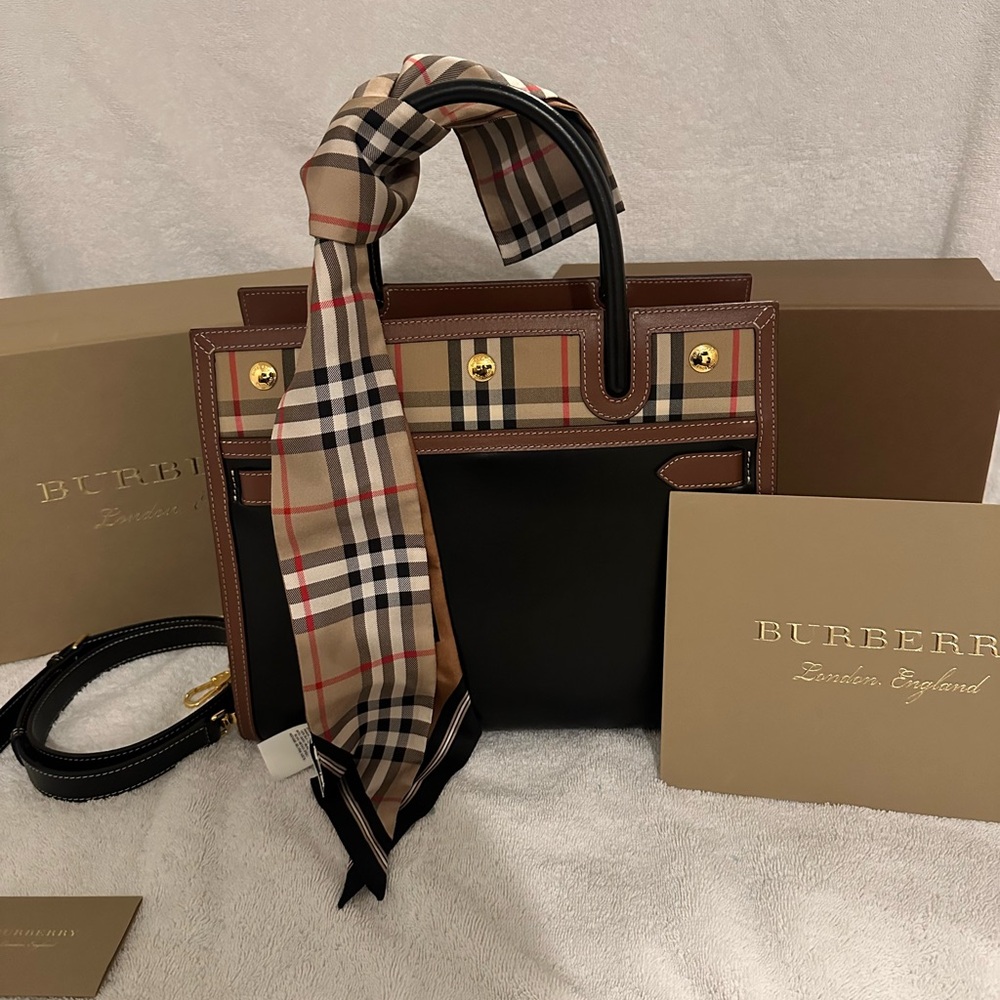 Burberry Tote/shoulder crossbody - Picture 11 of 16
